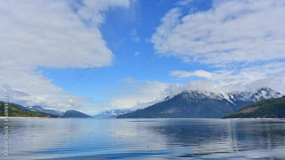 Timelapse Journey of Galena Bay's Water and Majestic Mountains Timelapse Journey of Galena Bay's Water and Majestic Mountains
