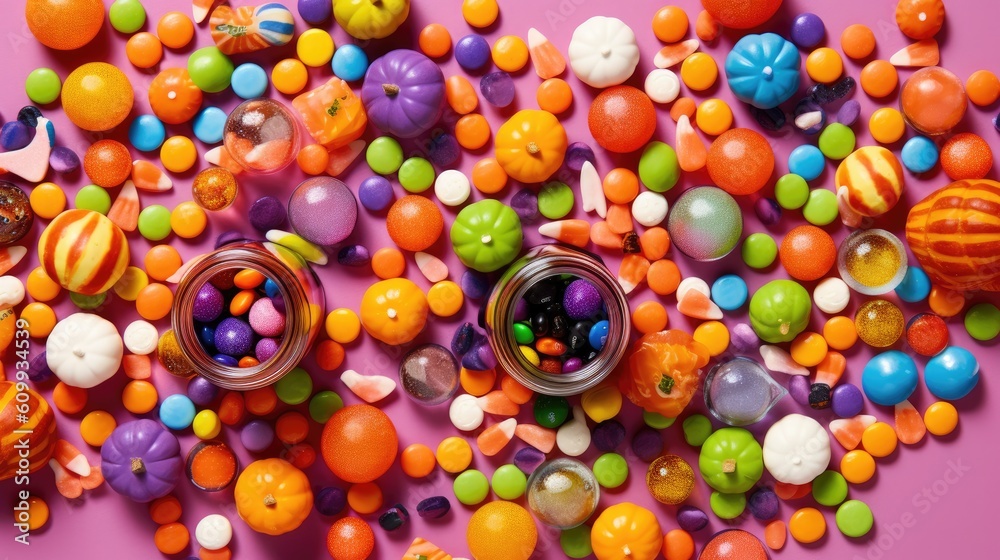 candy halloween with generative ai candy halloween with generative ai