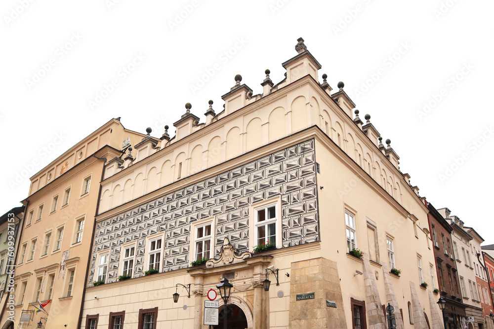 Prelate house of St. Mary Church at Mariacki Square in Krakow, Poland