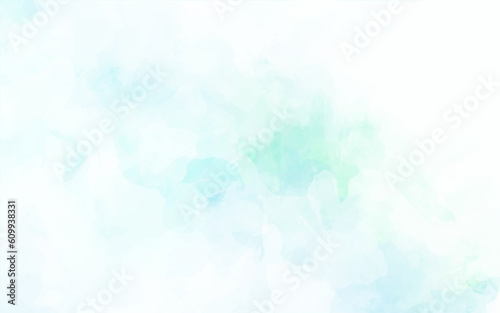 Abstract Watercolor shades blurry and defocused Cloudy Blue Sky Background, blurred and grainy Blue powder explosion on white background. blue watercolor gradient paint grunge texture background.