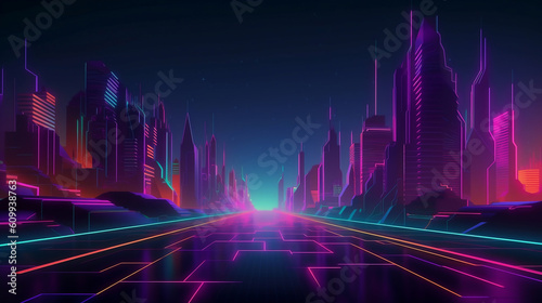 Cyberpunk background