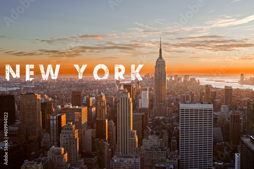 New York city skyline at sunset, city, skyline, building, skyscraper, tower, sunset, buildings, sky, manhattan, cityscape, night, new york, travel, new, landmark, moscow, urban, landscape, usa © Rakib