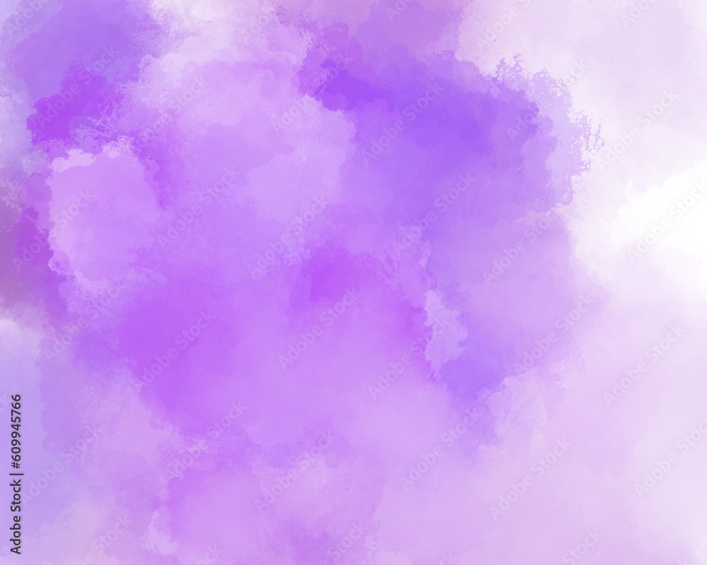Brushed Painted Abstract Background. Brush stroked painting. Purple watercolor.