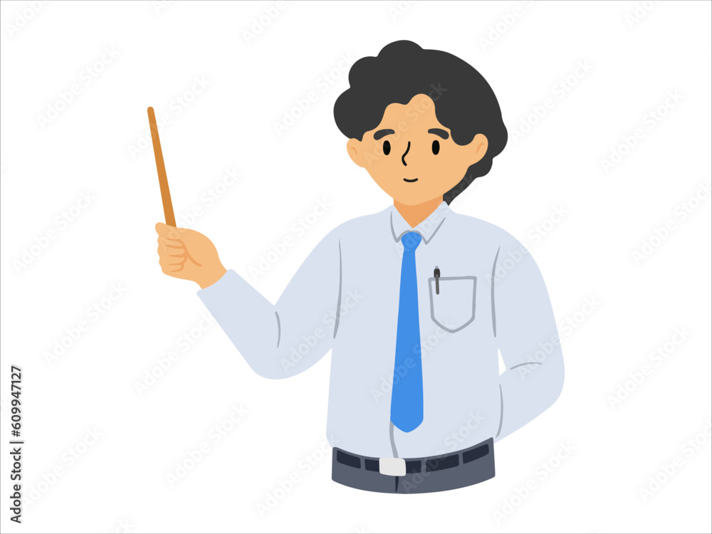 Presentation character Lecturer wearing uniform
Presentation character Lecturer wearing uniform