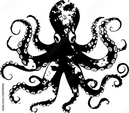 octopus animal black images