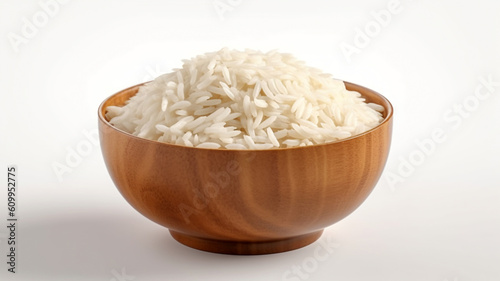 A plate of hot delicious cooked rice, ready to eat