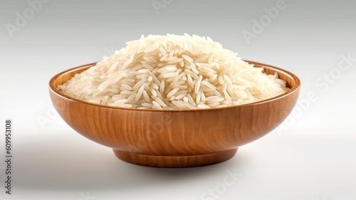 A plate of hot delicious cooked rice, ready to eat