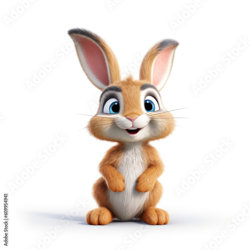 Cute 3D Hare © Umair