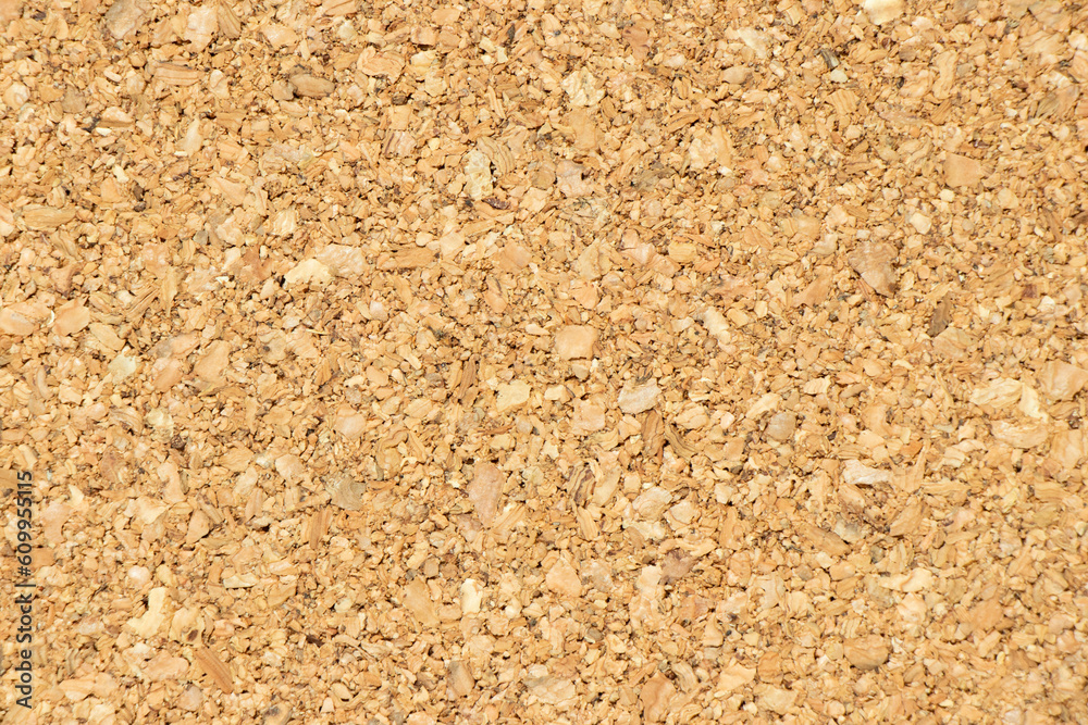 Closed up of blank cork board background with copy space. Use as corkboard texture.
