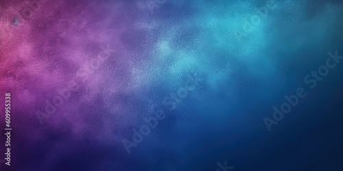 Purple blue grainy color gradient background, abstract soft blurred colors on dark background, copy space