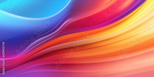 Rainbow colors background, abstract vibrant color gradient banner web header poster design, copy space