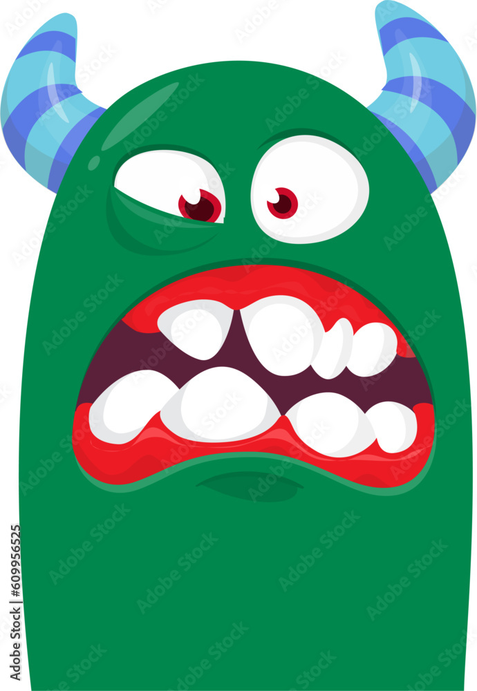 .Funny cartoon monster character. Illustration of cute and happy creature or alien. Halloween vector design isolated .Funny cartoon monster character. Illustration of cute and happy creature or alien. Halloween vector design isolated
