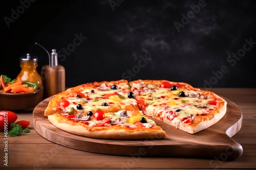 closeup pizza