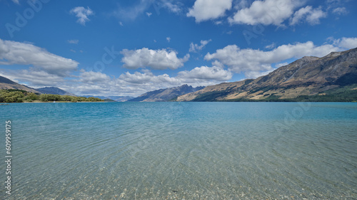 Tourist viewpoint along Glenorchy Queenstown Road photo
