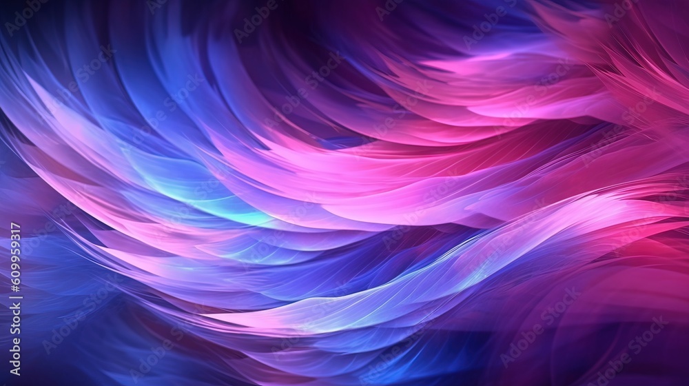 Abstract colorful background with space. AI generated art illustration.
