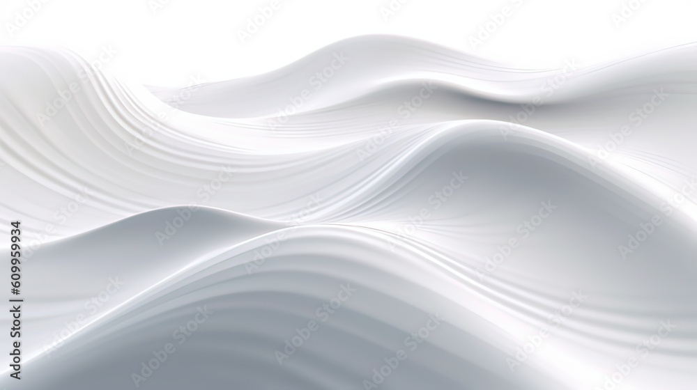 Obraz premium Abstract wavy background. AI generated art illustration. 