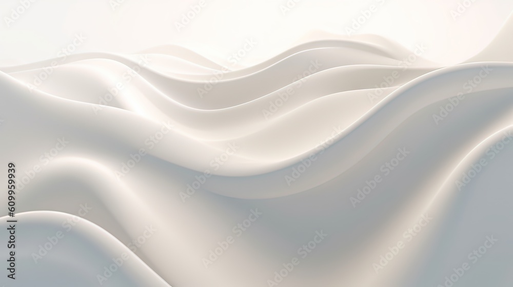 Abstract wavy background. AI generated art illustration.
