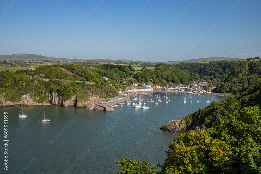 Lower Town Harbour of Fishguard, Pembrokeshire, Wales