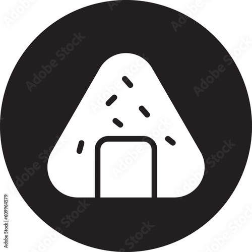 onigiri glyph icon