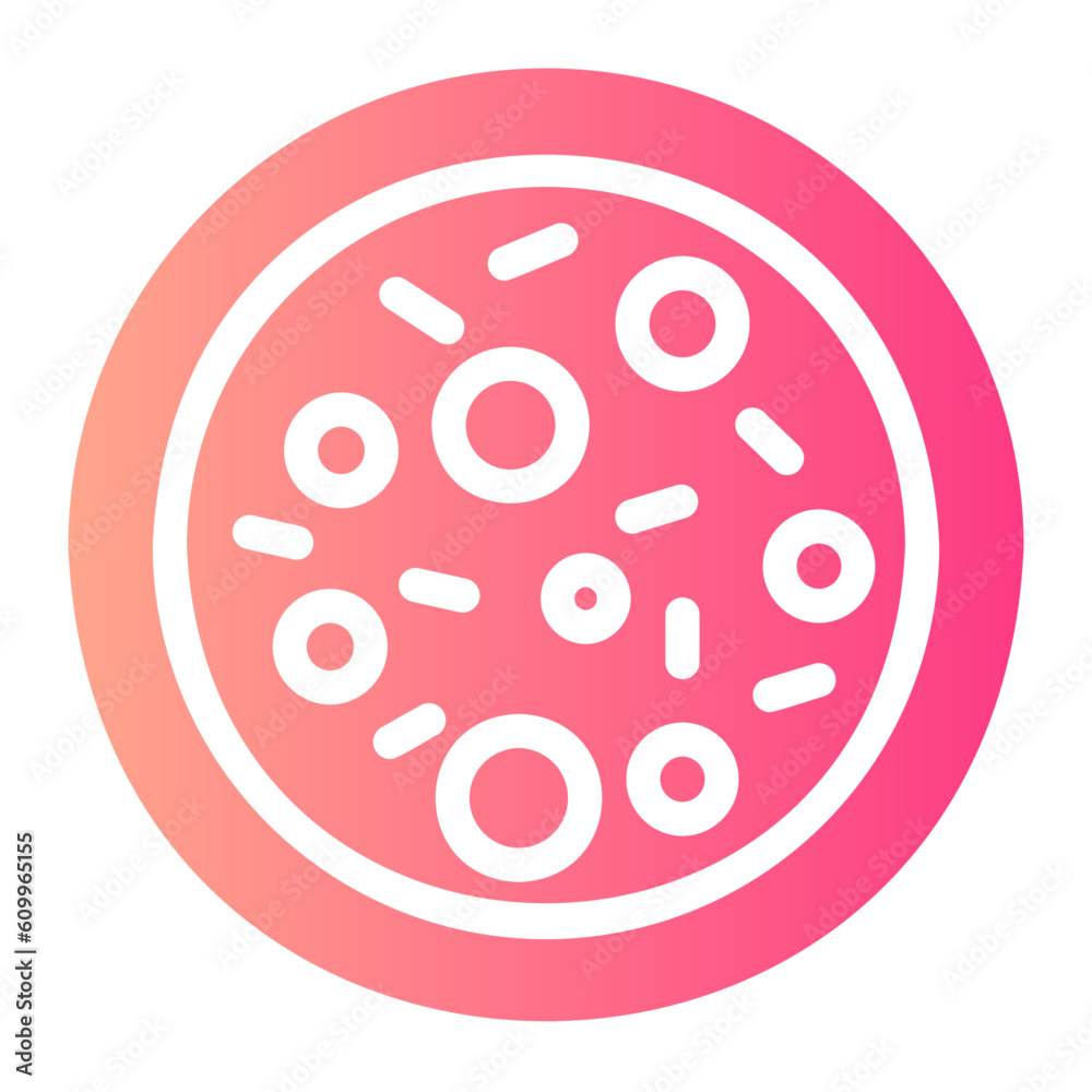 pizza gradient icon pizza gradient icon