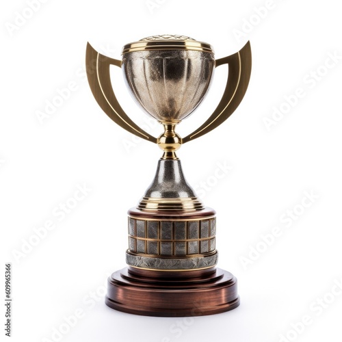 Silver Trophy Isolated on a...
