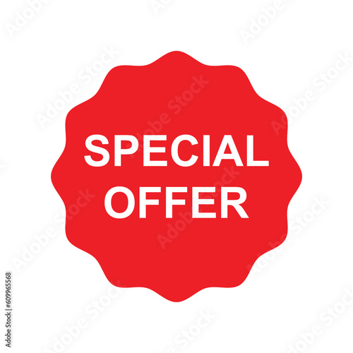 special offer sign icon vector