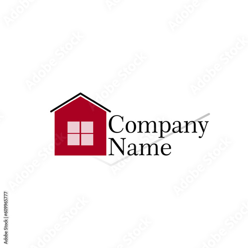 Vector illustration house logo design suitable for your identity company