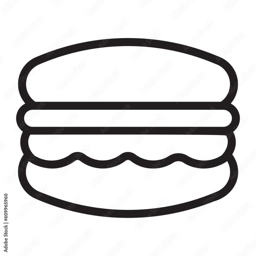 macaron line icon macaron line icon