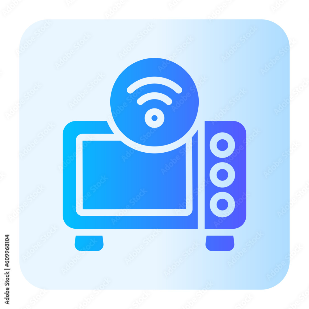 microwave oven gradient icon microwave oven gradient icon