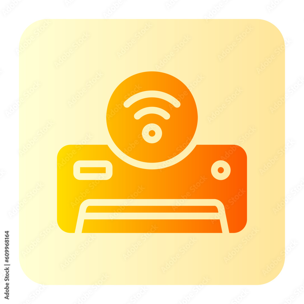 air conditioner gradient icon air conditioner gradient icon