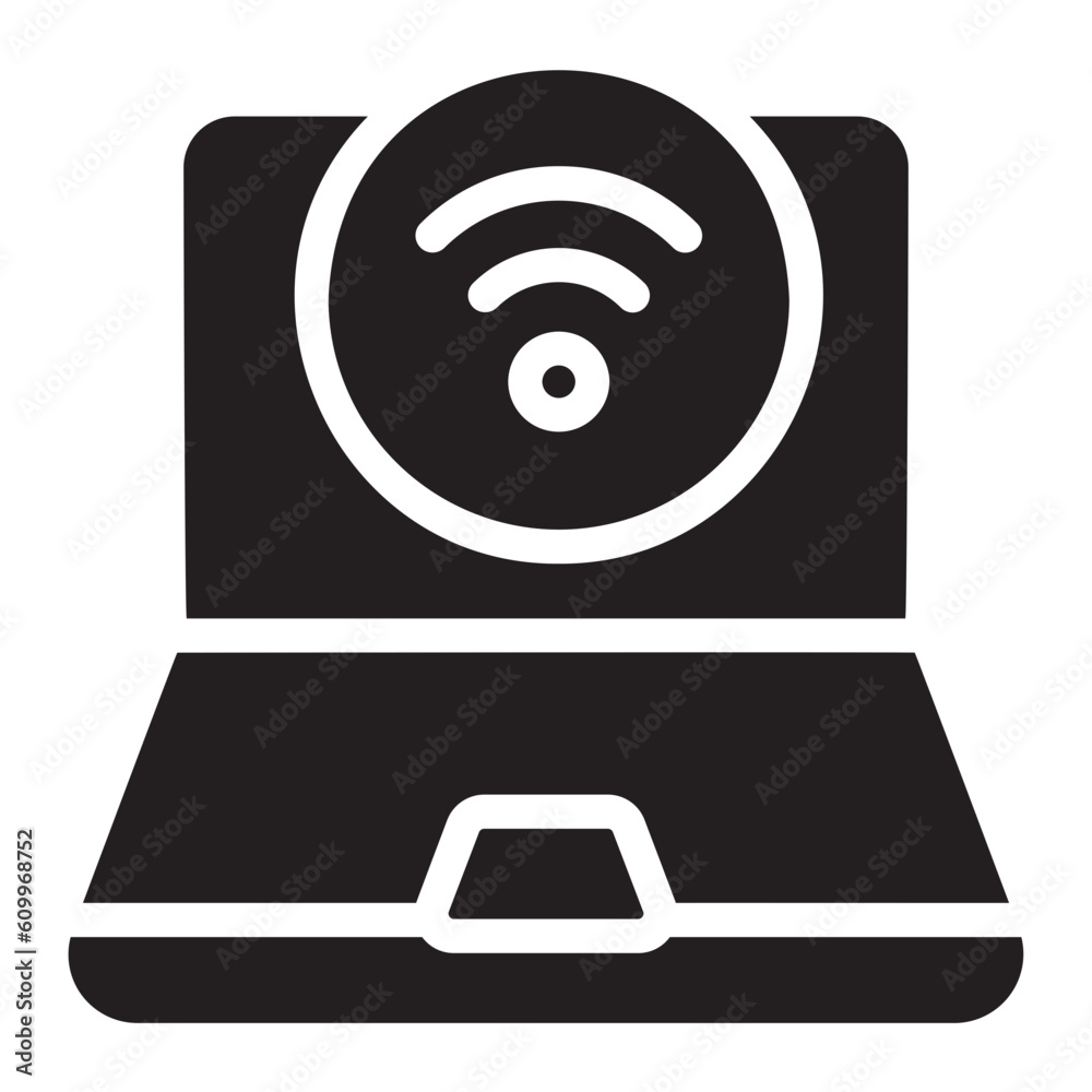 laptop glyph icon laptop glyph icon