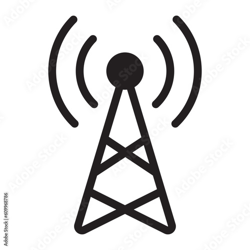 antenna glyph icon