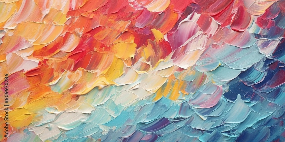Colorful painting art of a abstract texture.