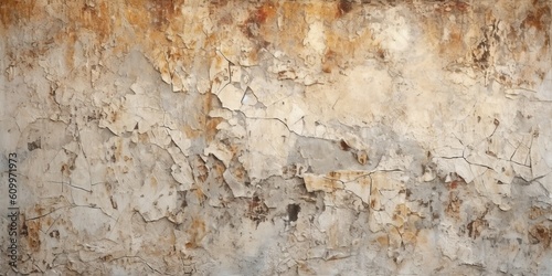 Distressed old damaged wall texture with cracks and stains