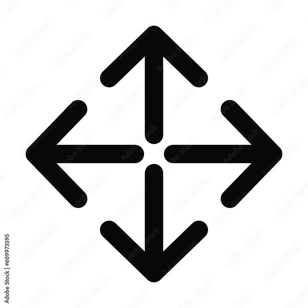 extend icon, arrow vector, full illustration extend icon, arrow vector, full illustration