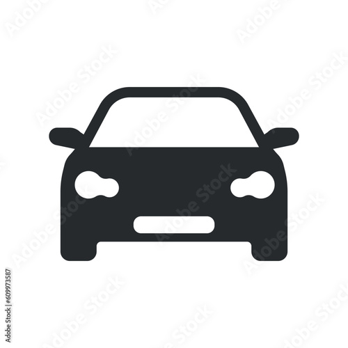 Car icon.Vector illustration isolated on white background.Eps 10.