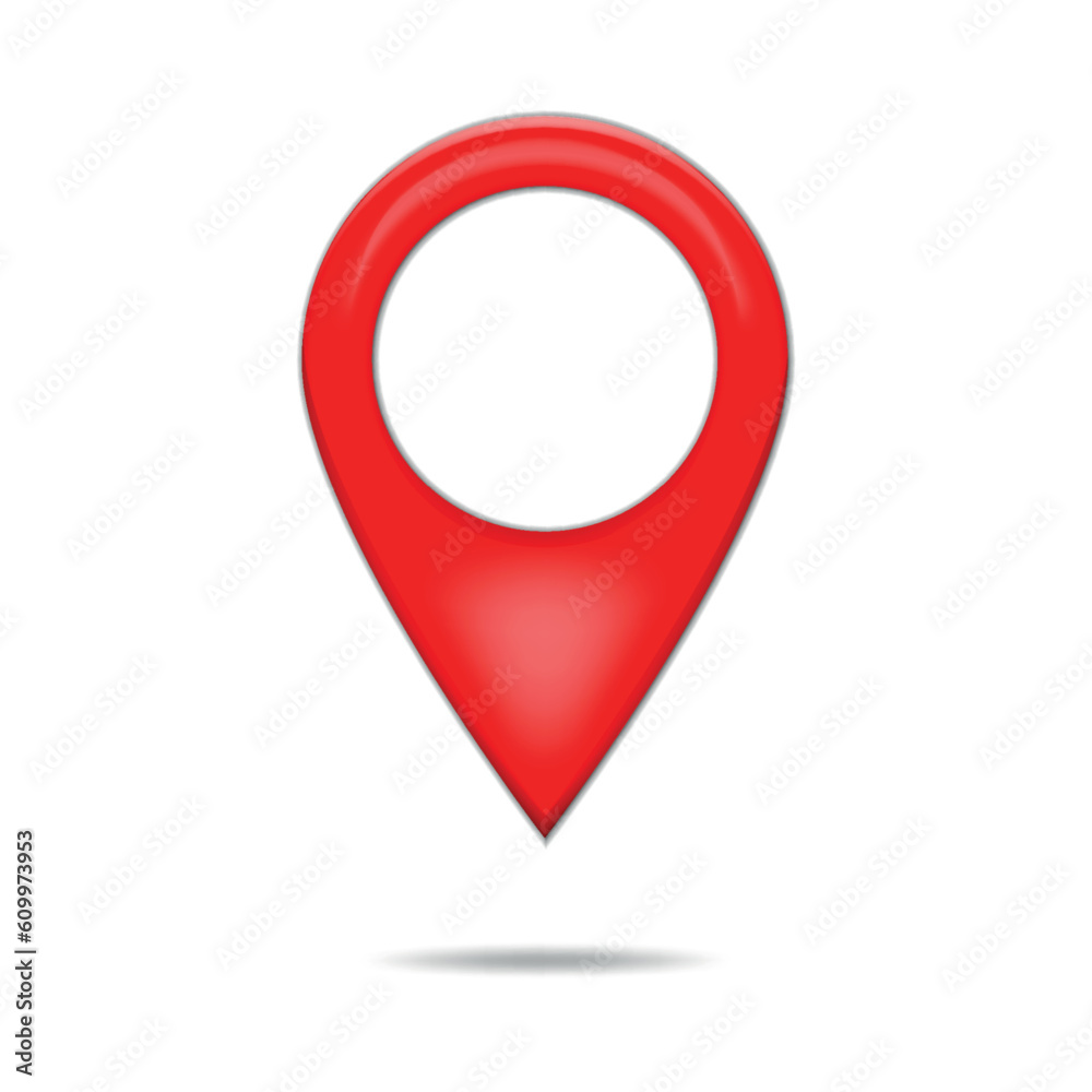 3D Realistic Location map pin gps pointer markers vector illustration for destination. 3D Realistic Location map pin gps pointer markers vector illustration for destination.