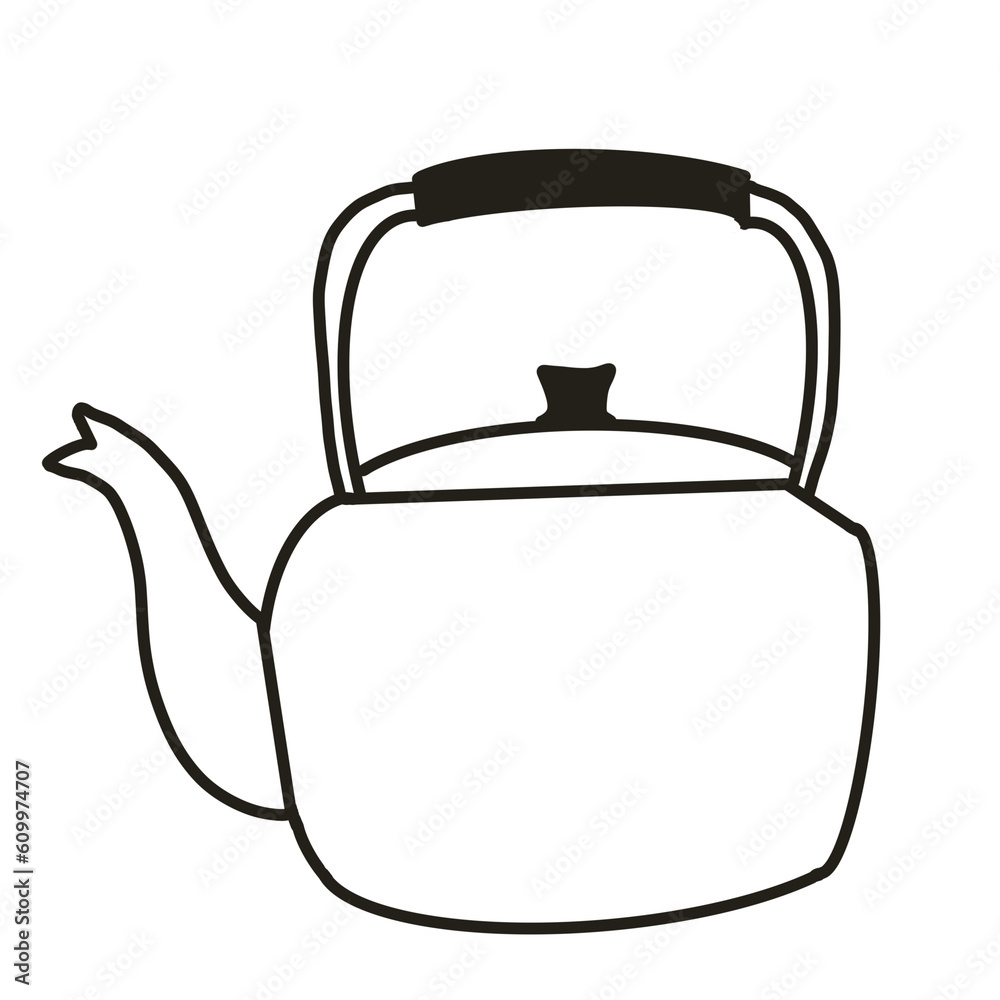 Obraz premium teapot isolated on white