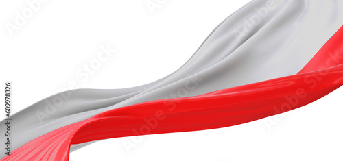 poland flag 3d