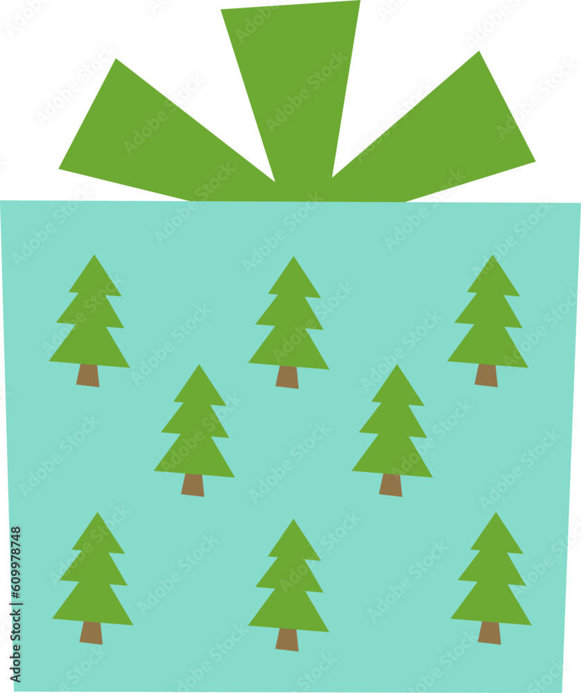 Obraz premium Christmas gift box