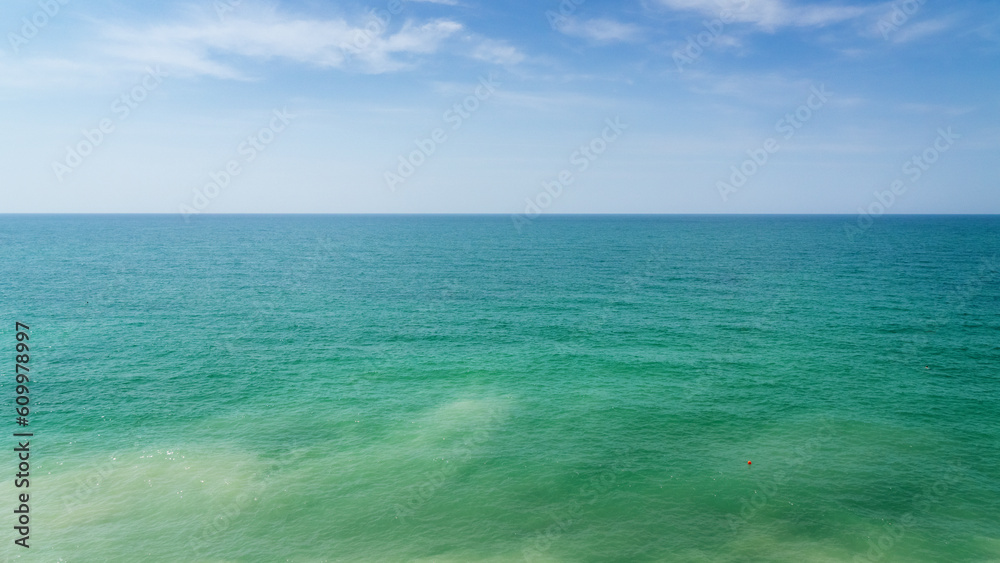 View of the western side of the Black Sea from the complex Our sail in Kacha western Crimea