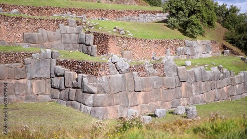 ruins of the ancient city of inka civilization