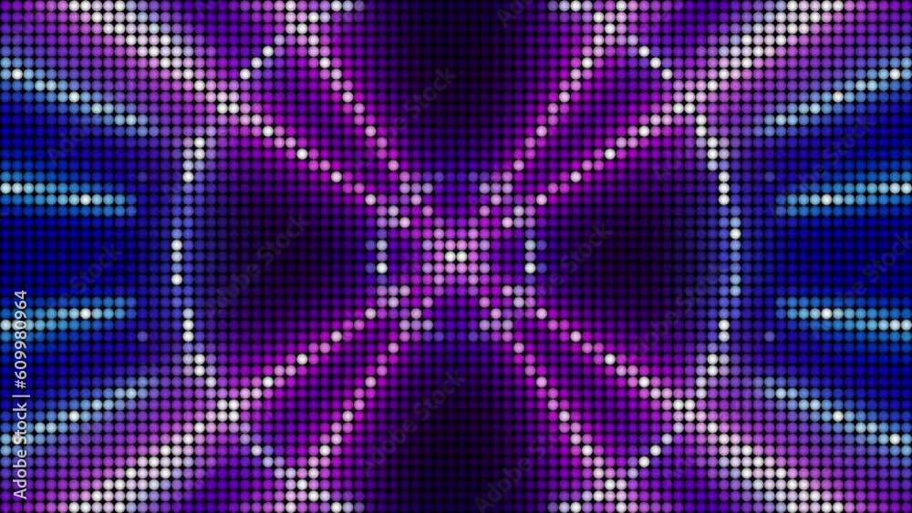 Flashing neon lights led screen vj loop