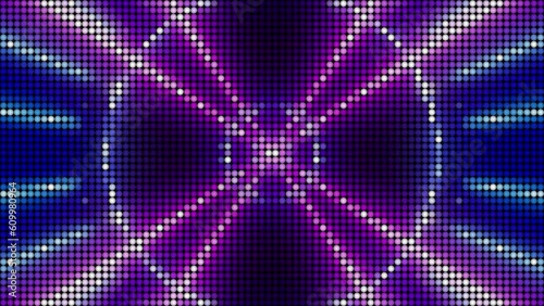 Flashing neon lights led screen vj loop