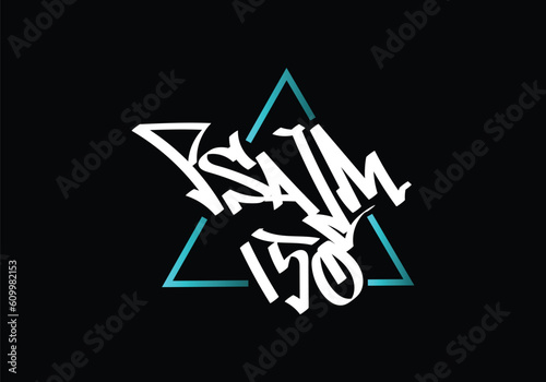 graffiti tag word of PSALM 150