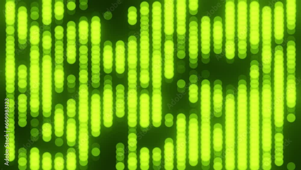Green blinking discotheque lights blurred loopable animation. Abstract magical bokeh. Green blinking discotheque lights blurred loopable animation. Abstract magical bokeh.