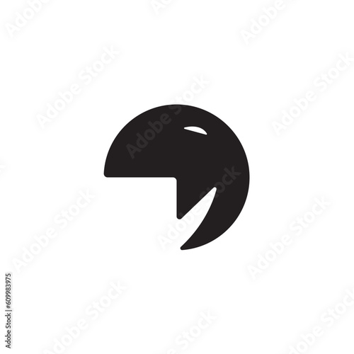 elephant simple minimalist logo icon illustration.