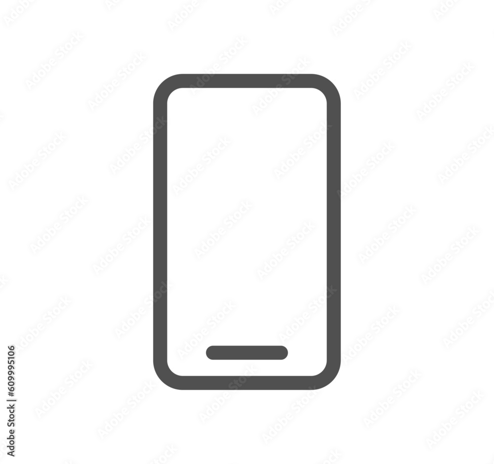 Smartphone protection related icon outline and linear vector. Smartphone protection related icon outline and linear vector.