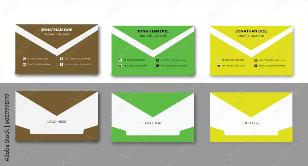 Corporate Modern Business Card Design Template Creative and Clean Business Card 
Name Card Visting Card  Simple Flat Vector Design Vector Illustration Print Template