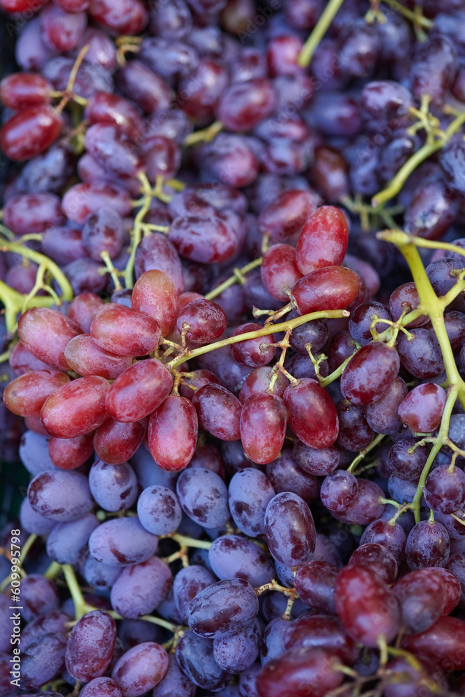 juicy red grapes at the local market, fruit background juicy red grapes at the local market, fruit background